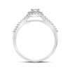 Image 3 : Diamond Solitaire Promise Ring 1/4 Cttw 10kt White Gold