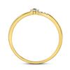 Image 4 : Blue Sapphire Diamond Stackable Band Ring 1/12 Cttw 10kt Yellow Gold