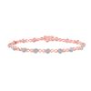 Image 1 : Diamond Infinity Bracelet 1/2 Cttw 14kt Two-tone Gold