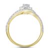 Image 2 : Diamond Bridal Wedding Ring Band Set 1-1/4 Cttw 14kt Yellow Gold