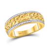Image 4 : His Hers Diamond Cluster Matching Wedding Set 5/8 Cttw 10kt Yellow Gold