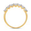 Image 3 : Diamond Single Row Band Ring 1 Cttw 14kt Yellow Gold