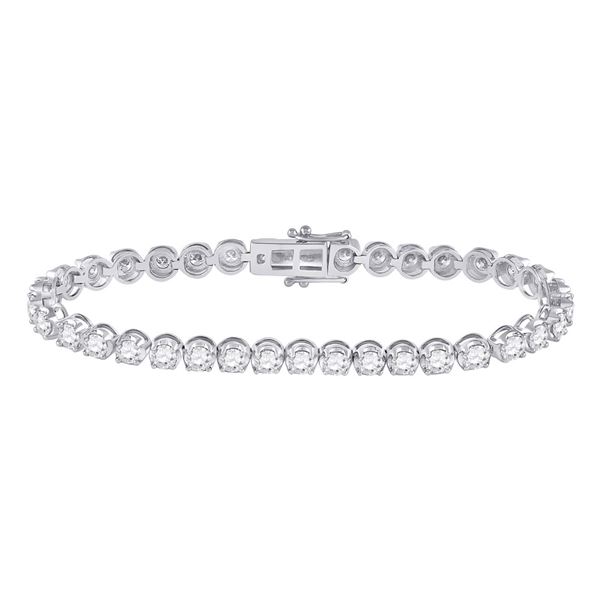 Diamond Tennis Bracelet 6 Cttw 14kt White Gold