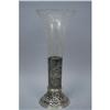 Image 1 : ANTIQUE SILVER AND ETCHED GLASS VASE GERMAN C #1958836