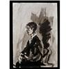 Image 1 : Black Ink Drawing Portrait of Gentleman #1959210
