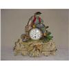 Image 1 : Painted White Metal Figural Clock #1959389