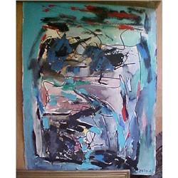 Gouache on Paper by French artist JOLLOIS (3) #1959536