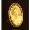 Image 1 : Brass Braided Oval Frame #1959614