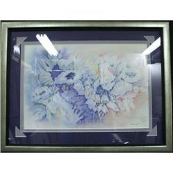 MacIsaac floral colored pencil drawing elegant #1968805