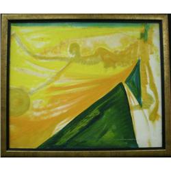 Abstract original stretched canvas modern #1968807