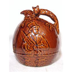 ROCKINGHAM  POTTERY "WATER PITCHER" with HOUND #1968823