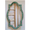 Image 1 : ANTIQUE GOLD AND TURQUOISE BUCKLE BROOCH #1968833