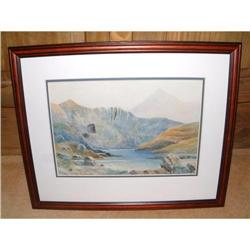 SNOWDONIA WATERCOLOUR 1913 SIGNED T P FOWLER #1968844