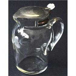 Empire Art Gold Etched Syrup Pitcher #1969141