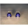 Image 1 : 18K Gold Hidalgo Fleur De Lis Diamond Earrings #1969444