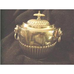 Antique Quebec Silver Seifert Tea Caddy #1969657
