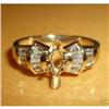 Image 1 : 14K Yellow Gold Diamond Engagement Ring Setting#1969692