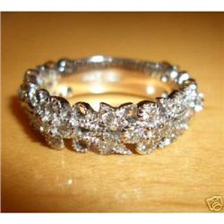 14K White Gold Diamond Wedding/Anniversary Ring#1969700