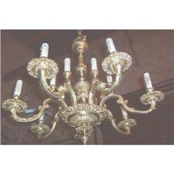 14 LIGHTS FRENCH BRONZE CHANDELIER #1969718