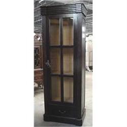 ANTIQUE PAINT BOOKCASE CABINET LINEN PRESS #1969724