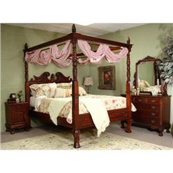 VICTORIAN RENAISSANCE QUEEN CANOPY POSTER BED #1969726