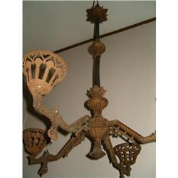 1868 J.A. Evarts (B & H) Oil Chandelier #1969735