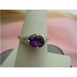 Amethyst Filigree Ring #1969741