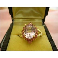 Pink Tourmaline Kunzite Ring #1969743