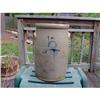 Image 1 : Salt Glaze Stoneware Crock W/Cobalt Bee Sting #1969873