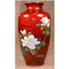 Image 1 : SATO Cloisonne SILVER Vase JAPAN #1985422