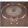 DEW DROP Pedestal CAKE  Plate EAPG - Antique #1985562