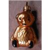 Teddy BEAR Christmas Ornament HP Glass FIGURAL #1985569