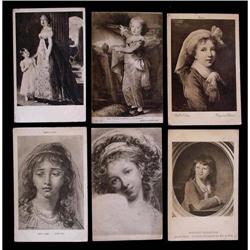 Six 1929 Postcards of Mme. Vigee Le Brun #1985777