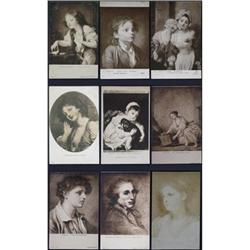 Ten Antique Postcards of J. B. Greuze #1985781
