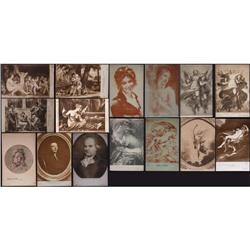 Fifteen Antique Postcards of Prud'hon #1985785
