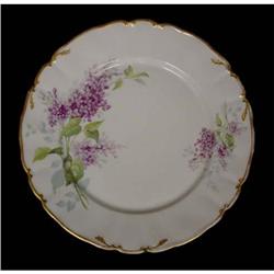 Limoges Plate with Lillies and Guerin & Cie. #1985793