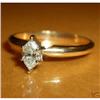 Image 1 : 14K Gold Diamond Solitaire Engagement Ring #1986284