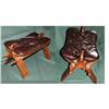 Image 1 : Large Camel Saddle Otoman  with extra cover #1986334