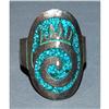Image 1 : Old Taxco Mexico Sterling & Turquoise Mosaic #1986337