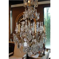 Antique Louis XV Ormolu and Crystal Chandelier #1986753