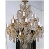 Image 1 : Fine French Bronze  crystal chandelier 12L #1986979