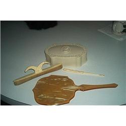 Vintage Dresser Set & Extra Hand Mirror #1991714