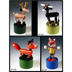 (8) JOINTED POP-UP WOODEN TOYS #1992102