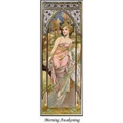 MUCHA ART NOUVEAU POSTER MORNING AWAKENING #1992104