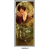 Image 1 : MUCHA ART NOUVEAU POSTER "EMERALD" #1992121