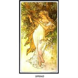 MUCHA ART NOUVEAU POSTER "SPRING" #1992125
