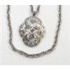 Image 1 : Trifari Silvertone Pendant Double Strand Chain #1992187