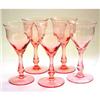 Image 1 : Pink Depression Glass Codials (5) #1992346