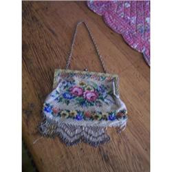 Beautiful Antique Beaded Purse-as is #1992487