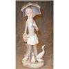 Image 1 : LLADRO Girl UMBRELLA & Ducks #4510 #1992621